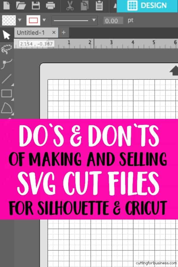 Do's and Don'ts for Selling SVG Cut Files for Silhouette or Cricut