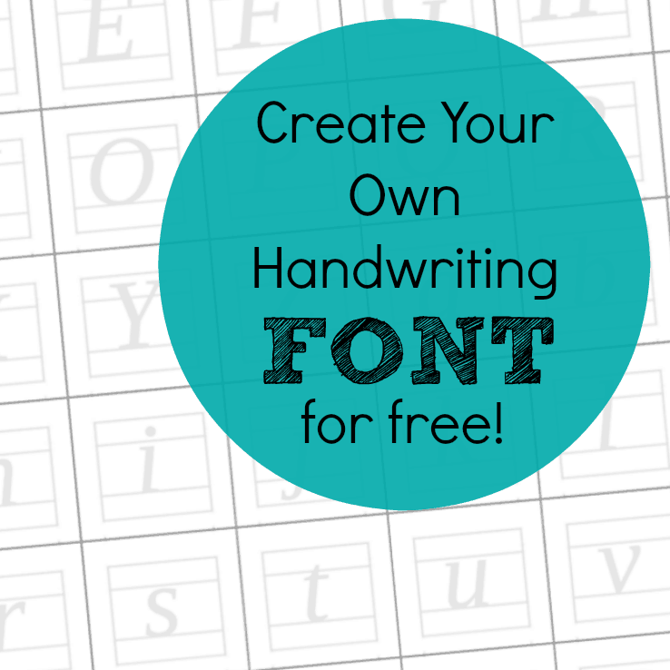 Create Your Own Font in 10 Minutes - for Free! - Cutting for Business