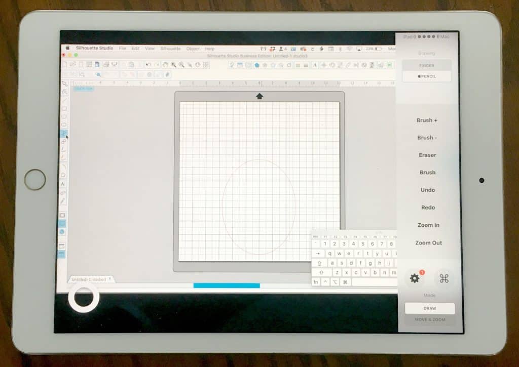 how to connect ipad to imac drawing tablet