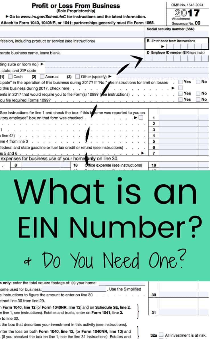 us department of treasury ein number