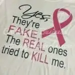 Breast Cancer Shirt by cuttingforbusiness.com
