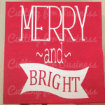 Wooden Christmas Sign. By cuttingforbusiness.com.