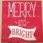 Wooden Christmas Sign. By cuttingforbusiness.com.