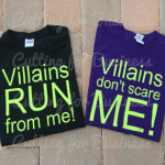 Disney Villains T-shirts - By cuttingforbusiness.com.