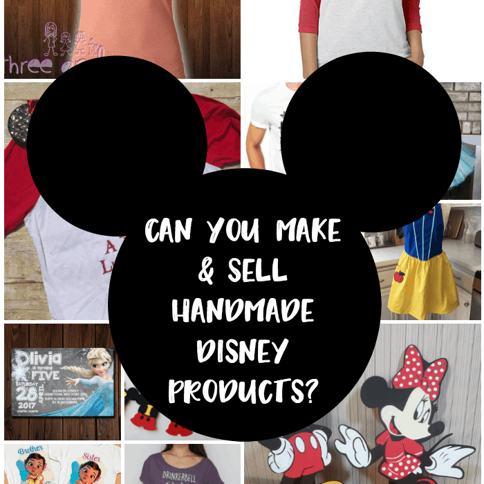 Can You Make and Sell Handmade Disney items with my Silhouette Cameo or Cricut Explore or Maker? by cuttingforbusiness.com
