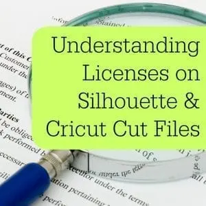 A must read article on personal use, commercial use, limited commercial use cut files and fonts in your Silhouette Cameo or Cricut Small Business - by cuttingforbusiness.com