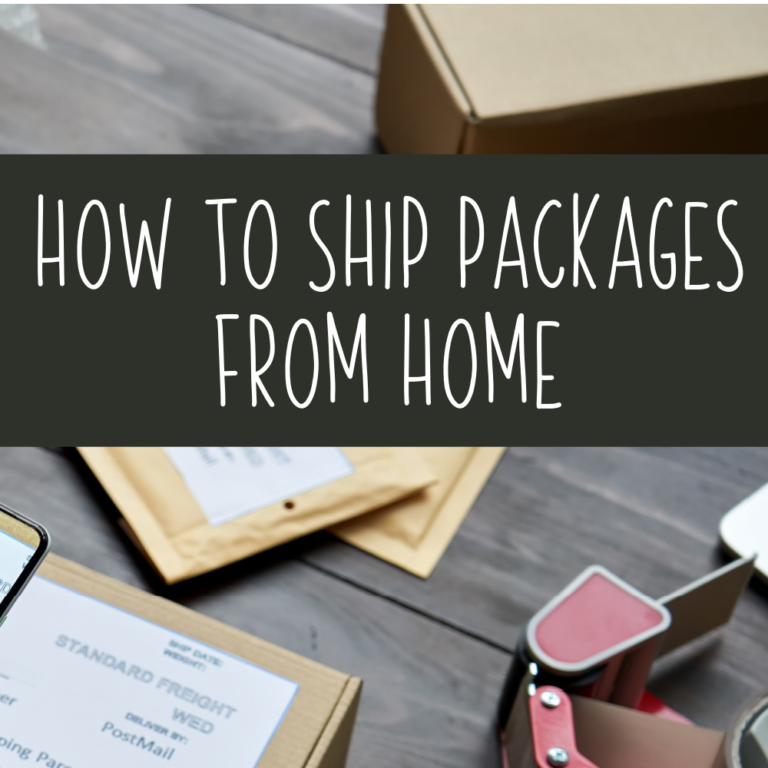 How to Ship Packages from Home