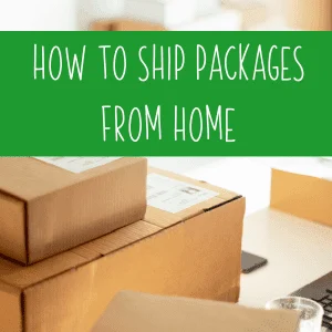 How to Ship Packages from Home - for Silhouette & Cricut Crafters (Portrait, Cameo, Curio, Mint, Explore, Maker, Joy) - by cuttingforbusiness.com.