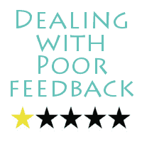 Dealing with negative feedback for your Silhouette or Cricut Business - by cuttingforbusiness.com