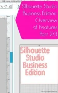 Silhouette Studio Business Edition - An Overview of the Features for Cameo and Curio Crafters - by cuttingforbusiness.com