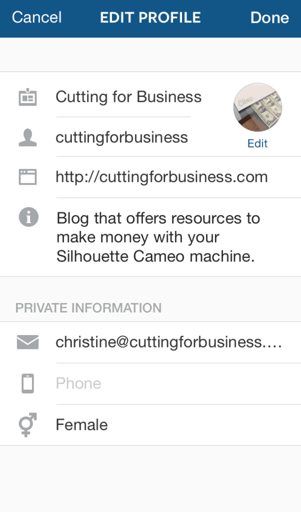 Sell your Silhouette Cameo crafts on Instagram - cuttingforbusiness.com