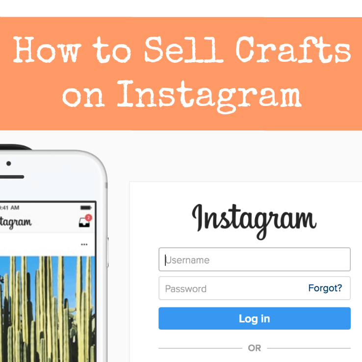 How to Sell Crafts on Instagram - Great for Silhouette Cameo or Cricut small business owners - by cuttingforbusiness.com