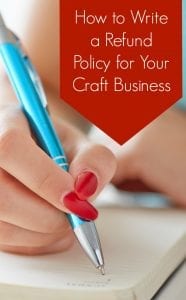 How to Write a Refund Policy for your Silhouette Cameo or Cricut Small Business - by cuttingforbusiness.com