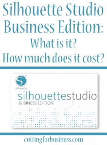 Silhouette Studio Business Edition - What is it? How much does it cost?