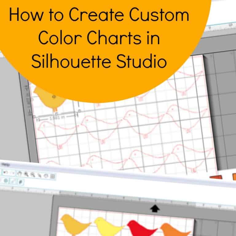 How to Create Custom Color Charts in Silhouette Studio