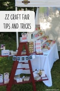 22 Craft Fair Tips and Tricks for Silhouette Portrait and Cameo or Cricut Explore and Maker Crafters - by cuttingforbusiness.com