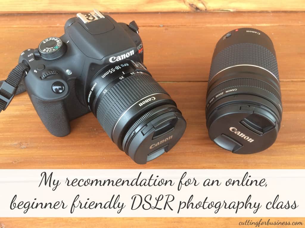 A Recommended Online Photography Class for new DSLR users by cuttingforbusiness.com