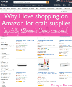Silhouette craft supplies on Amazon - and Prime Day by cuttingforbusiness.com