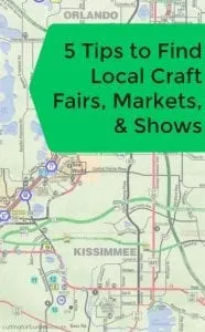 5 Ways to Find Local Craft Shows and Fairs to Sell Your Silhouette Cameo or Cricut Handmade Products - by cuttingforbusiness.com