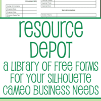 Resource Depot - Free Business Resources for your Silhouette Cameo Business