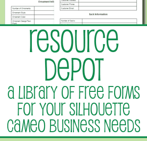 Resource Depot - Free Business Resources for your Silhouette Cameo Business