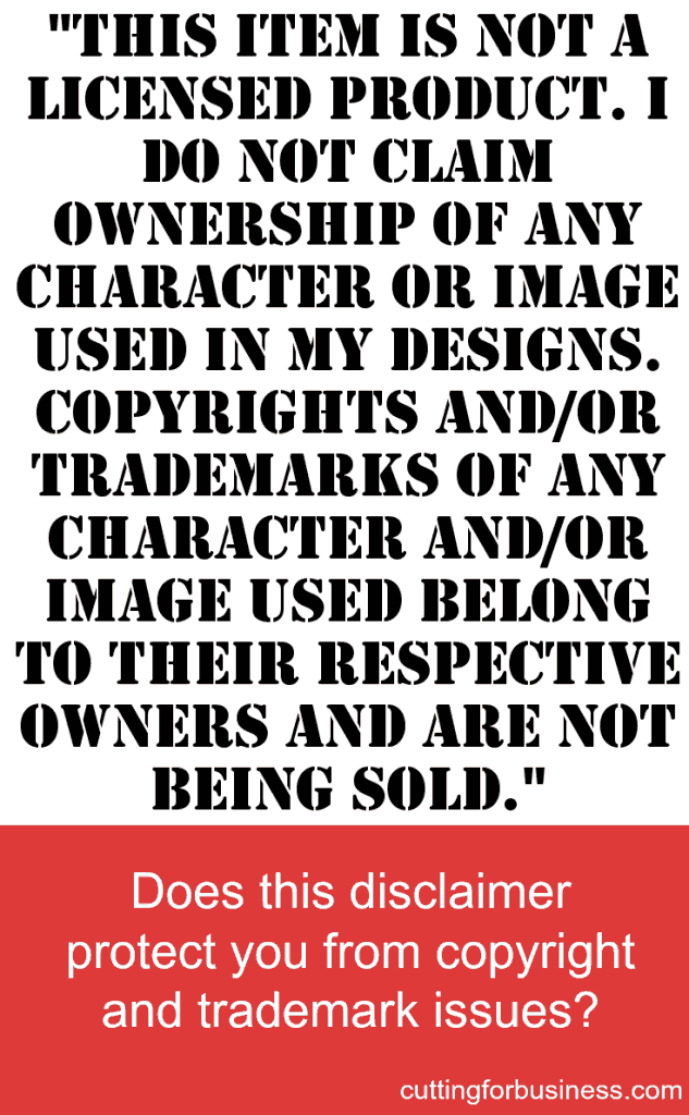 Does a Disclaimer Protect You From Copyright or Trademark Issues in ...