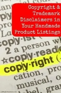 Silhouette Cameo and Cricut Crafters: Does a Disclaimer Protect You From Copyright or Trademark Issues? - by cuttingforbusiness.com