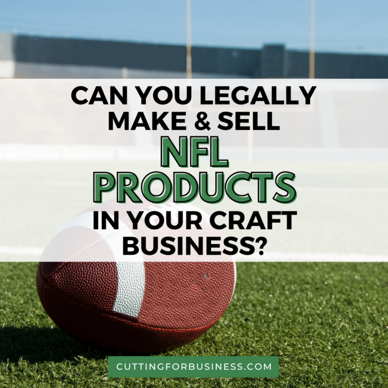 Trademarks: Can You Legally Make and Sell NFL Products in Your Craft Business?