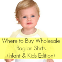 Where to Buy Wholesale Raglan (Baseball) Shirts for Infants, Toddlers, and Kids by cuttingforbusiness.com