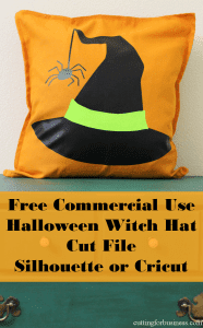 Free Commercial Use Halloween Witch Hat #FreebieFriday - by cuttingforbusiness.com