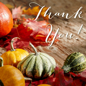 Free Fall/Autumn Thank You Social Media Graphics by cuttingforbusiness.com