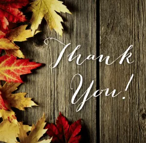 Free Fall/Autumn Thank You Social Media Graphics by cuttingforbusiness.com