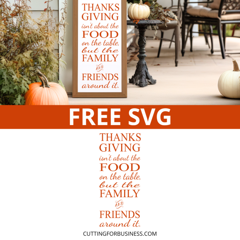 Free Thanksgiving Sign SVG