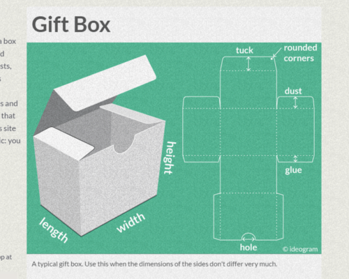 Mini  Box Template Works on Cricut 