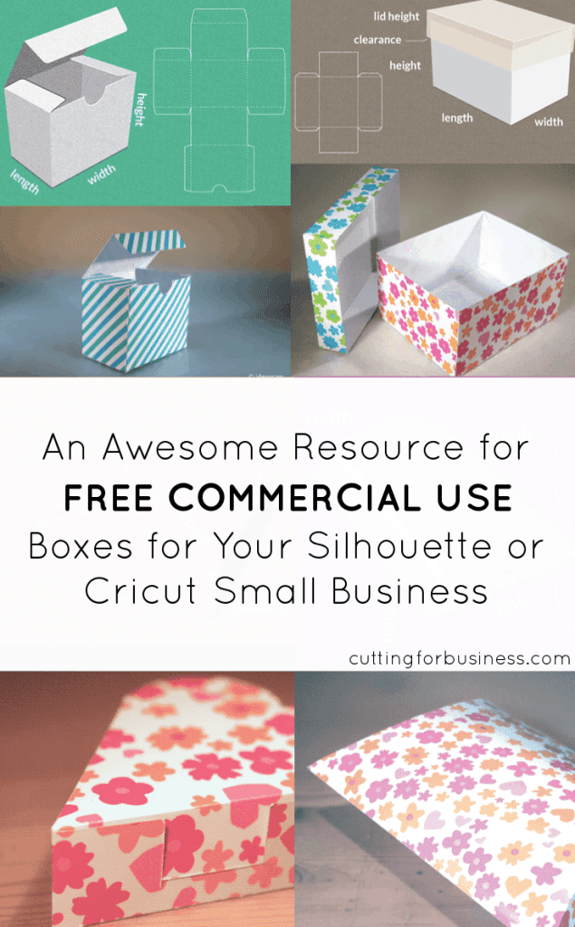 Resources To Create Your Own Paper Boxes With Cricut Or Silhouette Cutting For Business