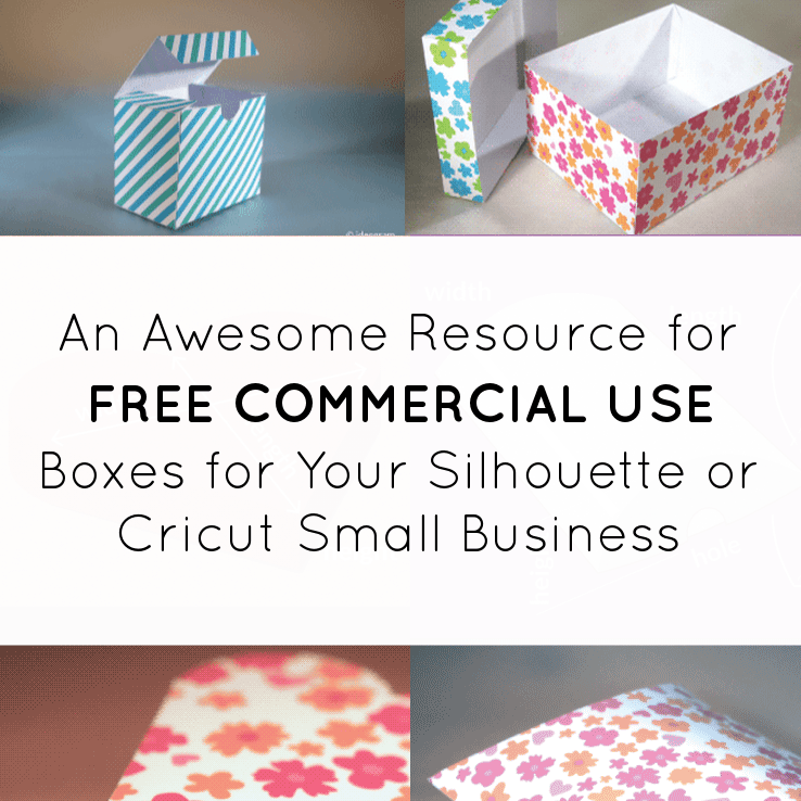 Download Resources To Create Your Own Paper Boxes With Cricut Or Silhouette Cutting For Business