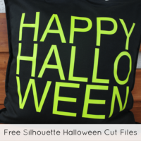 $10 Halloween Throw Pillow Covers (Free Silhouette Cut Files!) by cuttingforbusiness.com