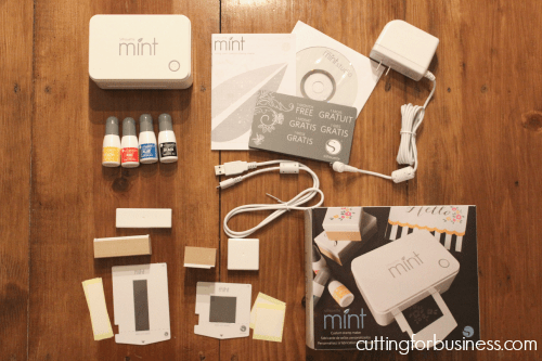Silhouette Mint Stamping Machine: What's in the box? by cuttingforbusiness.com