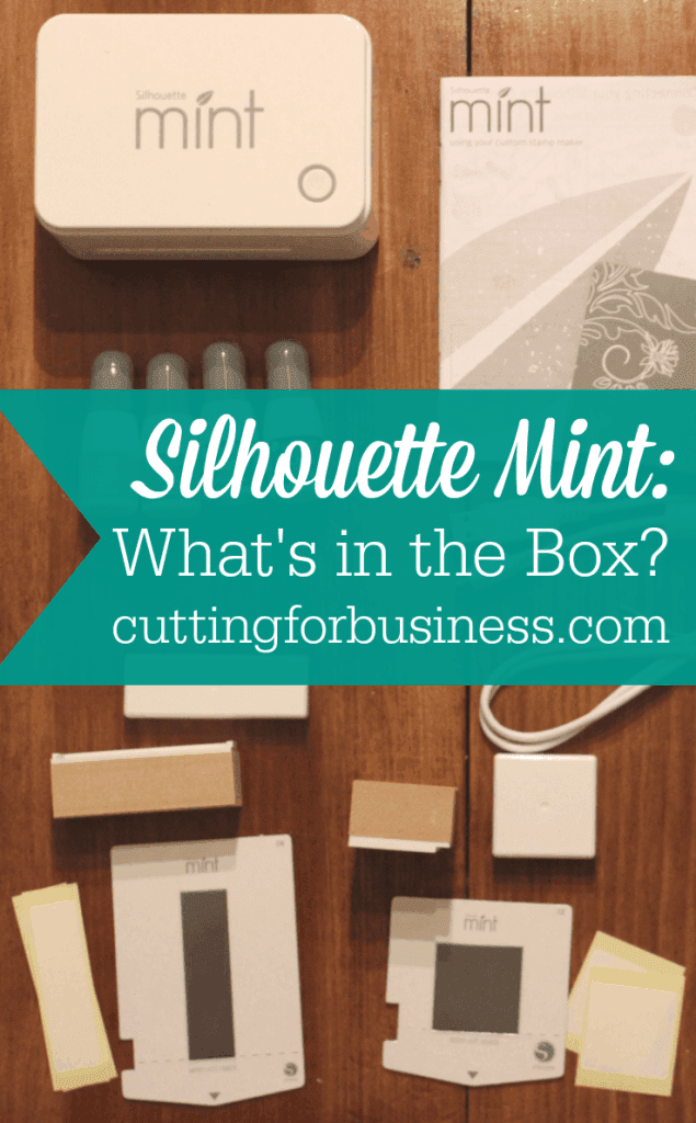Silhouette Mint Stamping Machine: What's in the box? by cuttingforbusiness.com
