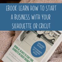 Diving In: 30 Days to Start Your Silhouette or Cricut Business - Portrait - Cameo - Curio - Mint - Explore - Air - Joy - by cuttingforbusiness.com