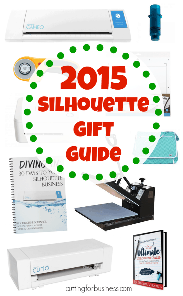 Must see pin for any crafter. 2015 Silhouette Cameo, Curio, Mint Christmas Gift Guide 2015 by cuttingforbusiness.com