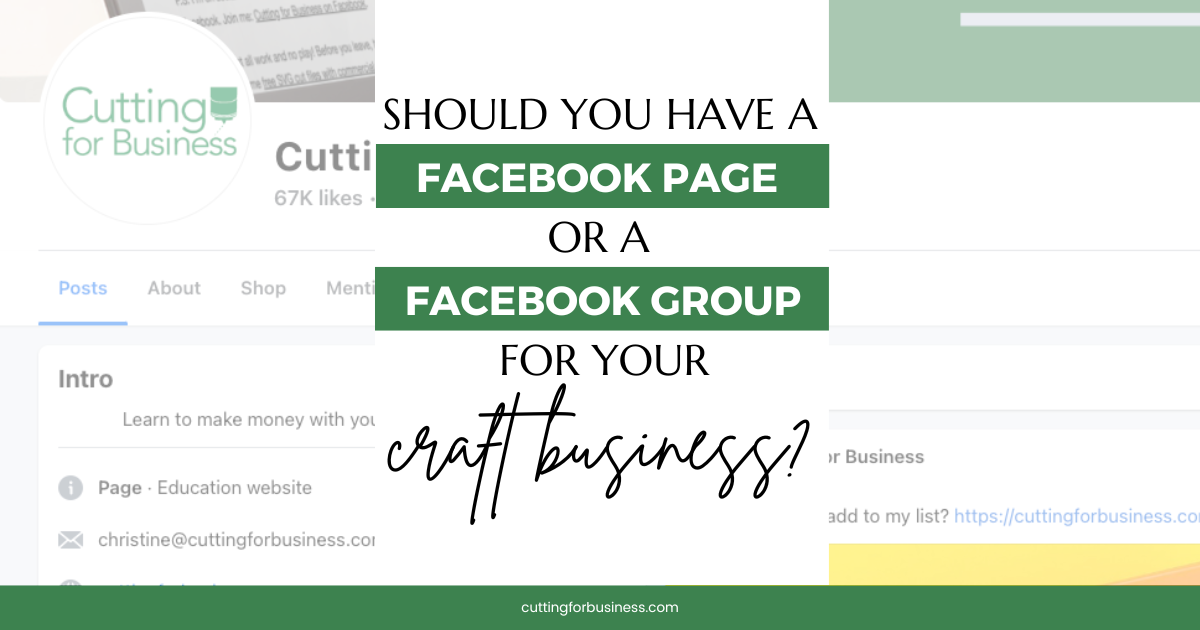 Facebook Pages vs Groups Which One is Best for Your Craft Business