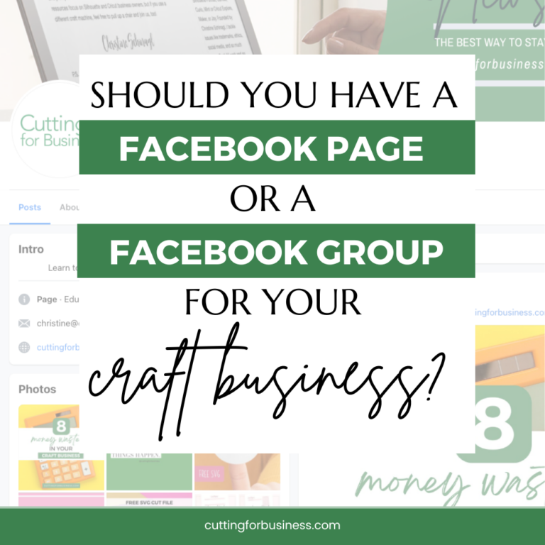 Facebook Pages vs Groups: Which One is Best for Your Craft Business?