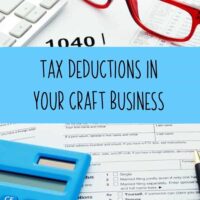 Tax Deductions in Your Silhouette or Cricut Business Craft Business - by cuttingforbusiness.com