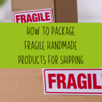 How to Package Fragile Handmade Products for Shipping in Your Silhouette or Cricut Business - Portrait, Cameo, Curio, Mint, Explore, Maker, Joy - by cuttingforbusiness.com.