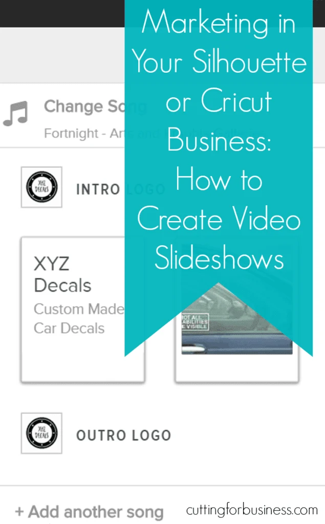 How to Create Video Slideshows for Advertising Your Craft Business - by cuttingforbusiness.com, Make money with your Silhouette Cameo or Cricut