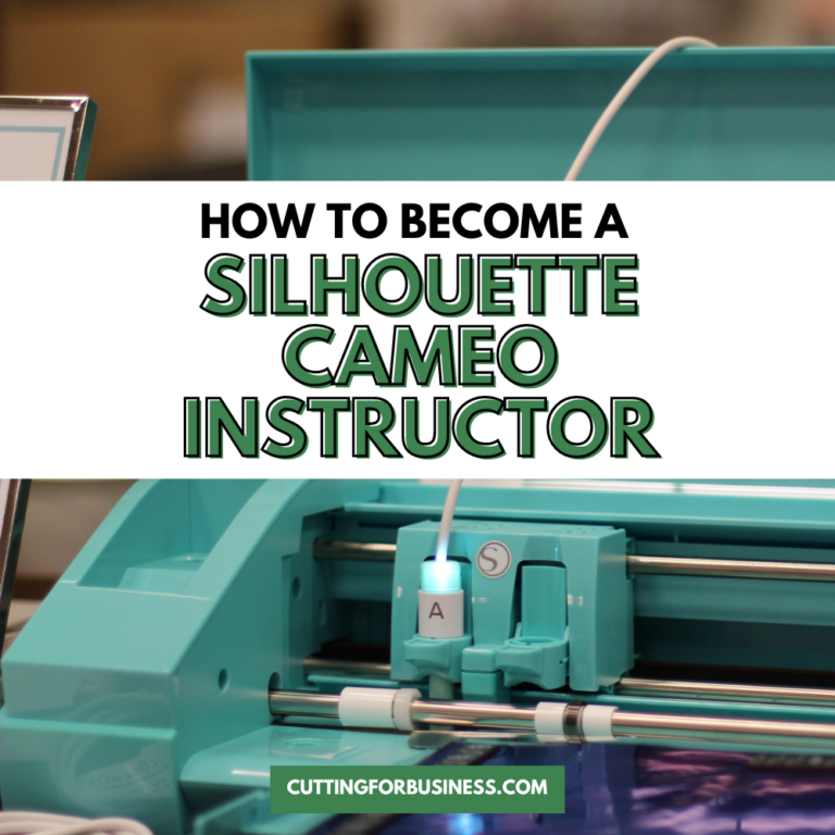 How to Become a Silhouette Cameo Instructor