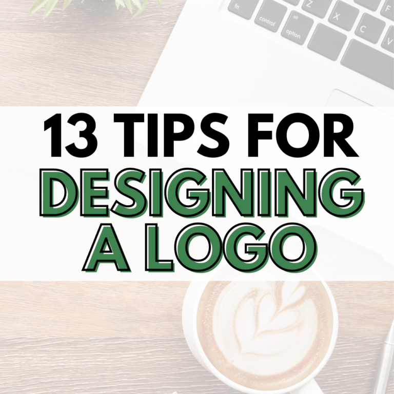 13 Tips for Designing a Logo