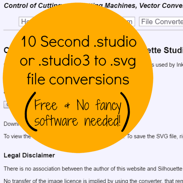convert silhouette studio files to svg