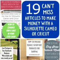 OH MY! Want to make money with your Silhouette Cameo or Cricut Explore? Head to Cutting for Business to learn how. cuttingforbusiness.com